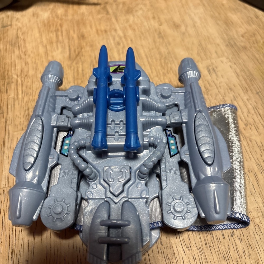 Vintage Hasbro GI Joe Action Man Max Steel Glider with Missiles Gray Plastic Toy